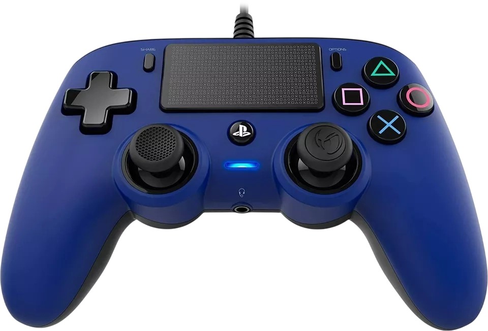 Nacon Wired Compact PS4 Controller -Blue  for sale in Emirates from Games2all