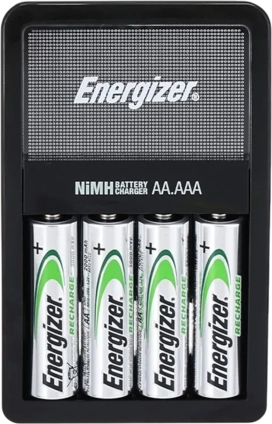 Energizer Charger + 4 AA Rechargeable Batteries - 2000mAh