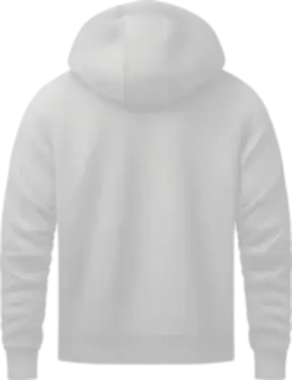 Hoodie - White - Plain