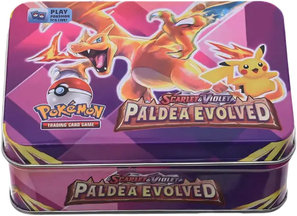 Pokemon Scarlet & Violet Trading Card Game Assorted Metal Box