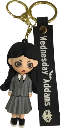 Wednesday Nevermore Academy Outfit - Keychain Medal