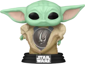 Funko Pop! Movies: Star Wars: The Mandalorian S10 - Din Grogu With Armor (Baby Yoda)   for sale in Emirates from Games2all