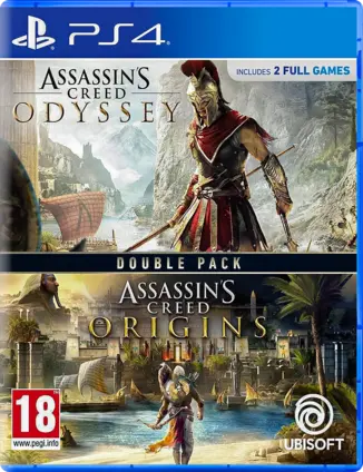 Assassin's Creed Origins + Odyssey Double Pack Bundle – PS4 - Used