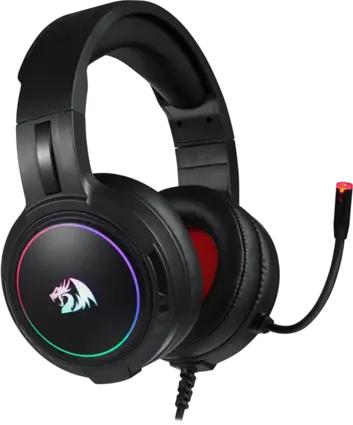 Redragon H270 Mento RGB Gaming Headphone - Black