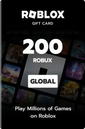 Roblox Card 200 Robux Key Global