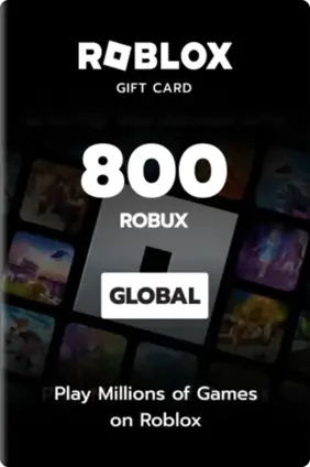 Roblox Card 800 Robux Key Global