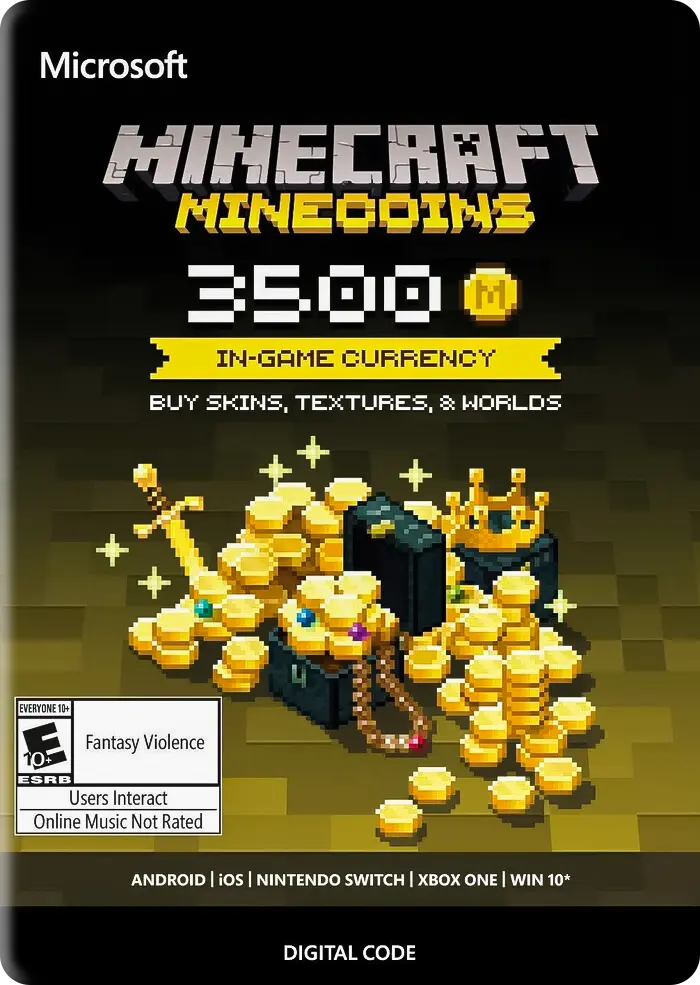 Minecraft: Minecoins Pack: 3500 Coins Key GLOBAL  for sale in Emirates from Games2all