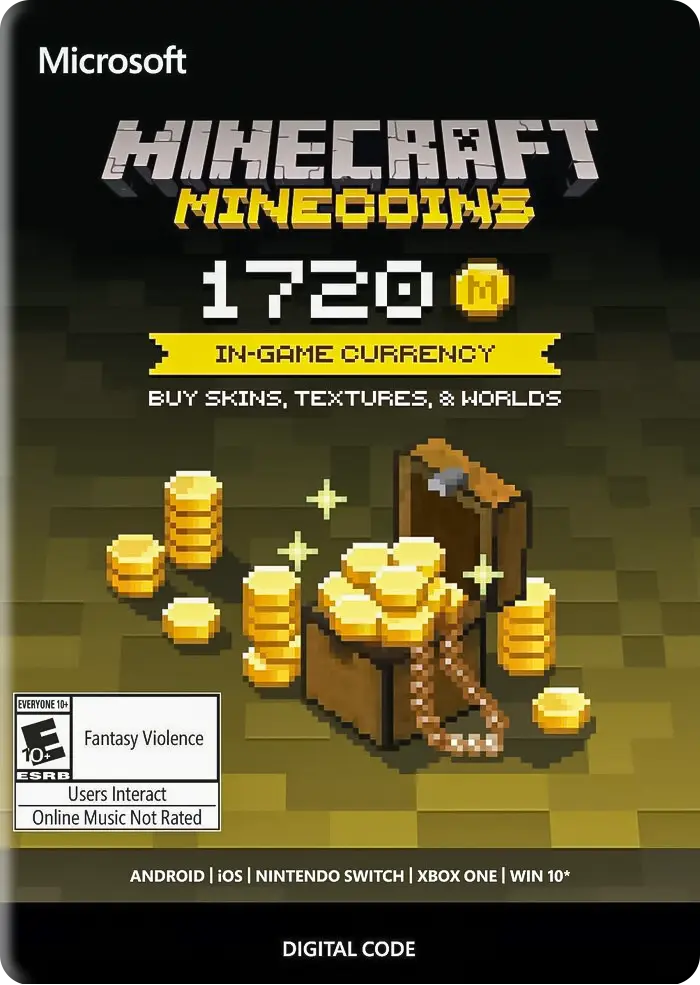 Minecraft: Minecoins Pack: 1720 Coins Key GLOBAL  for sale in Emirates from Games2all