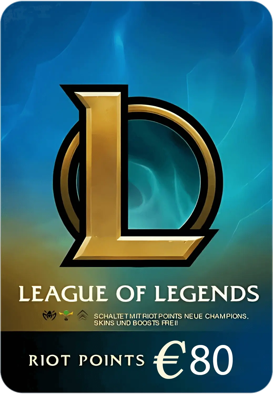 League of Legends (LoL) Gift Card - 80 EUR - Europe  for sale in Emirates from Games2all