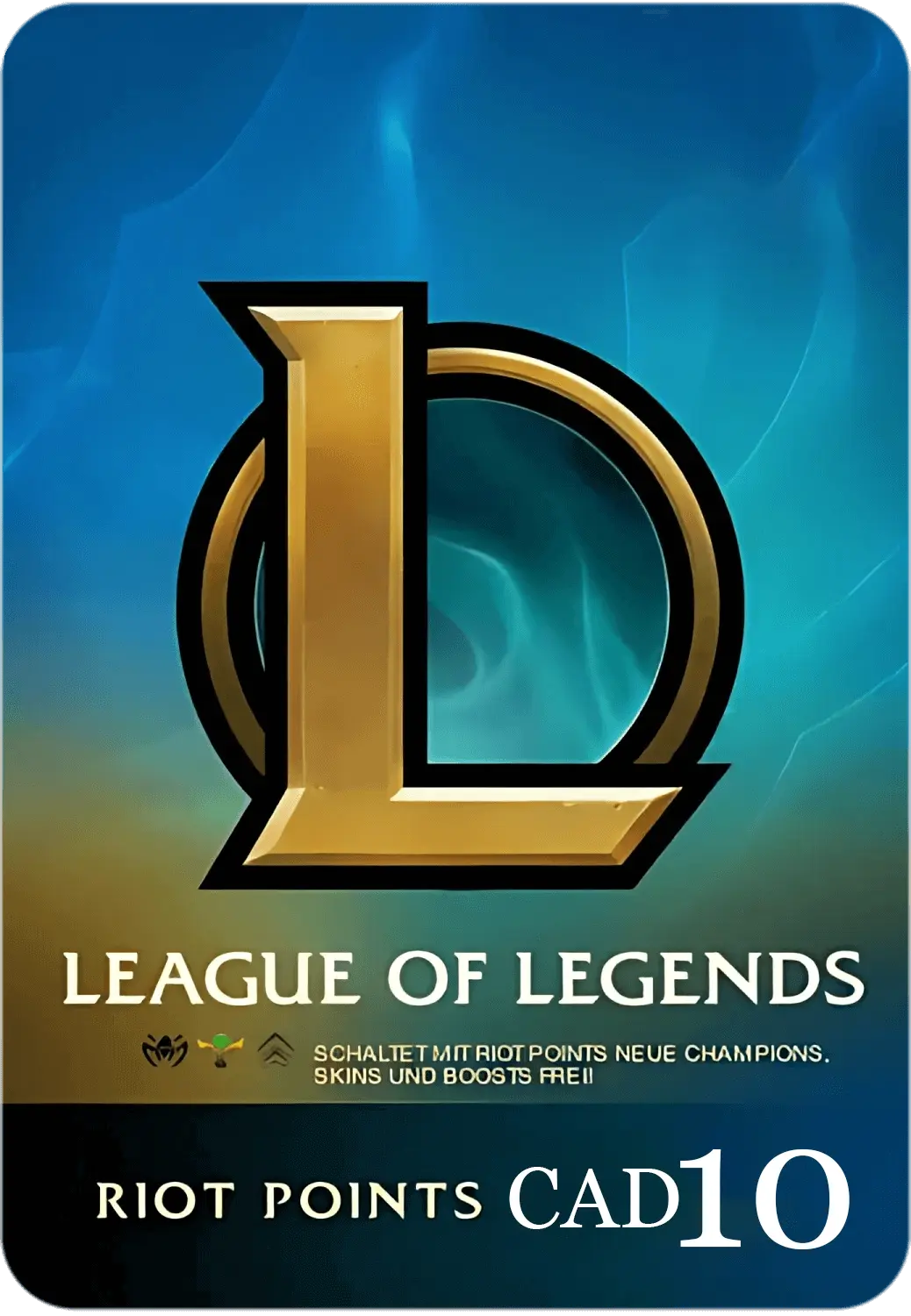 League of Legends (LoL) Gift Card - 10 CAD Canada  for sale in Emirates from Games2all