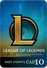 League of Legends (LoL) Gift Card - 10 CAD Canada -  for sale in Emirates from Games2all