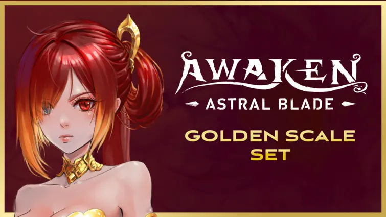 Awaken Astral Blade Golden Scale Set