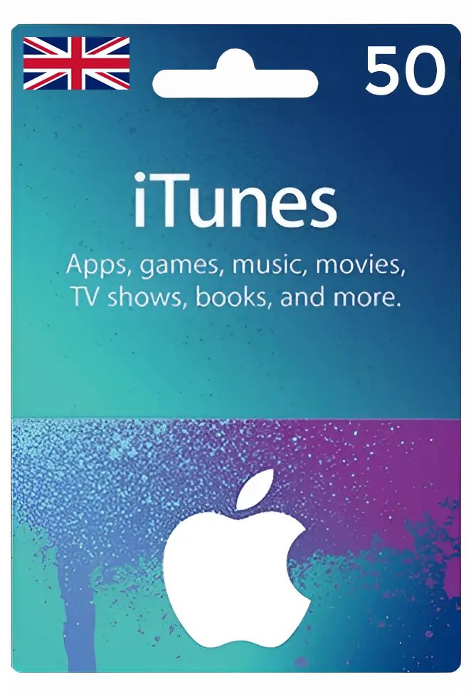 Apple iTunes Gift Card United Kingdom 50 GBP UK iTunes	  for sale in Emirates from Games2all