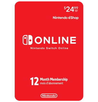 Nintendo eShop Online Membership 12 Months USA