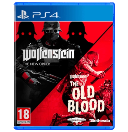 Wolfenstein New Order / Old Blood Double Pack-PS4 -Used