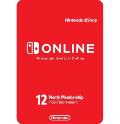 Nintendo E-shop online membership 12 Months EU