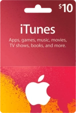 Apple iTunes Gift Card USA 10 USD