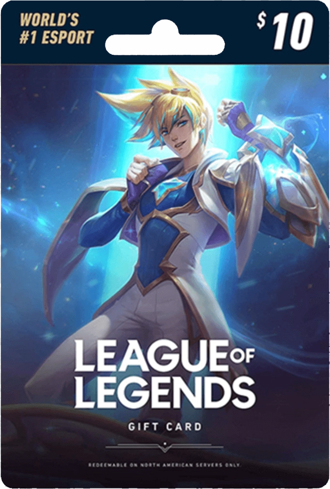 League of Legends Gift Card Riot 10 USD Key NORTH AMERICA  for sale in Emirates from Games2all