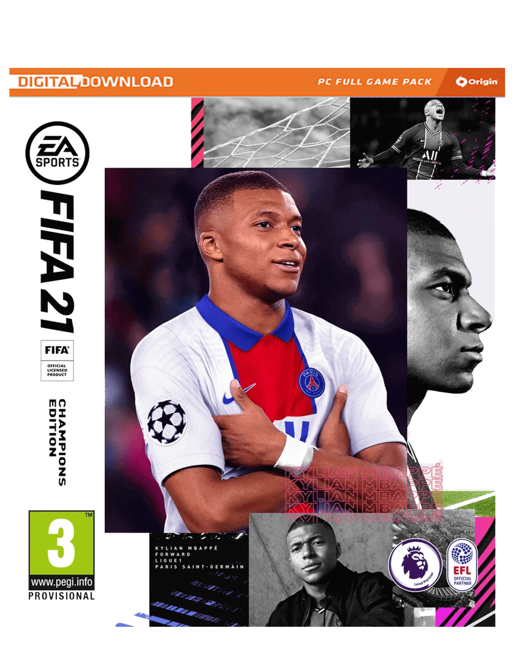 FIFA 21 Champions Edition English - PC Origin Code  for sale in Emirates from Games2all