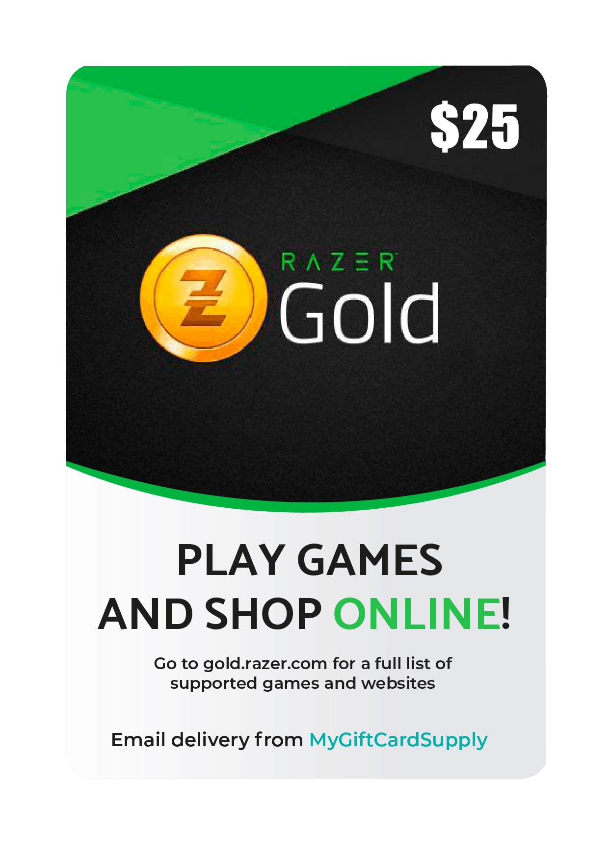 Razer Gold 25$ USA Gift Card  for sale in Emirates from Games2all