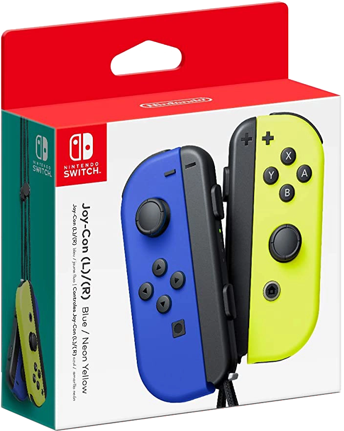 Nintendo Switch Joy-Con - Blue and Neon Yellow  for sale in Emirates from Games2all