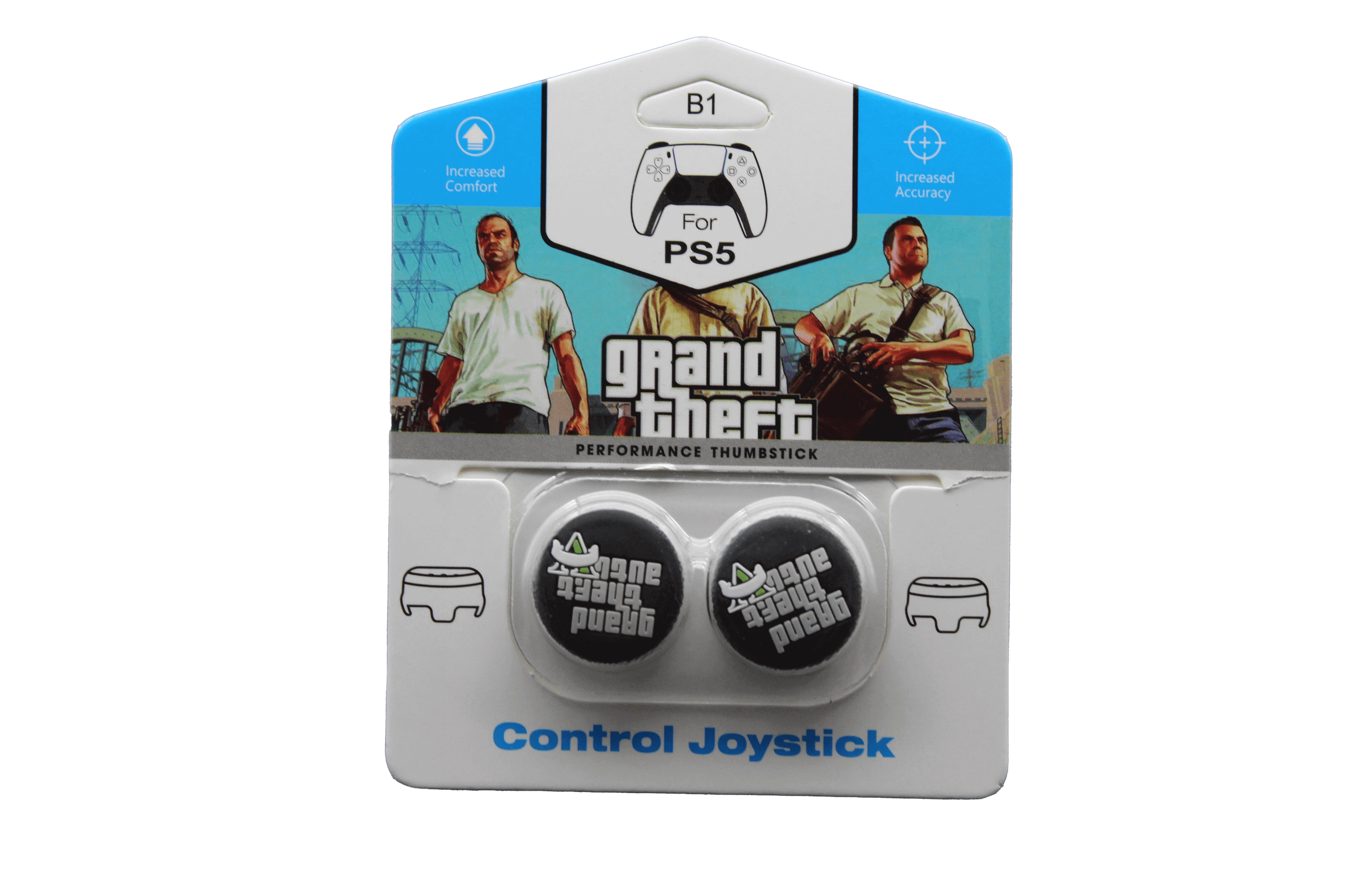 GTA V: Grand Theft Auto 5 Analog Freek and Grips for PS5 & PS4 - Black  for sale in Emirates from Games2all