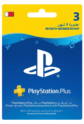 Bahrain PlayStation Plus 3 Months Membership  for sale in Emirates from Games2all