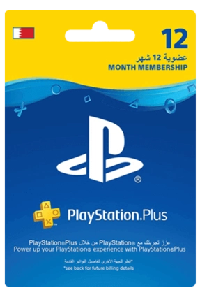 Bahrain PlayStation Plus 12 Months Membership