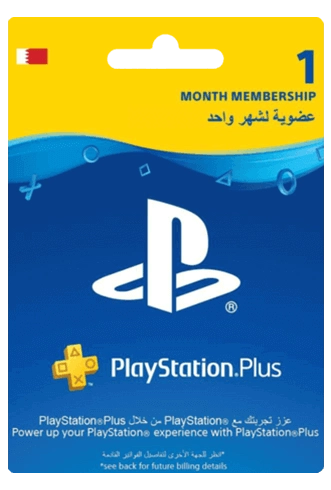 Bahrain PlayStation Plus 1 Month Membership  for sale in Emirates from Games2all