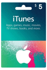 Apple iTunes Gift Card US 5$ -  for sale in Emirates from Games2all