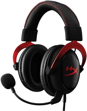 HyperX Cloud II Wired Gaming Headset - Black & Red