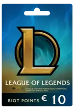 League of Legends 10 EUR EU WEST Prepaid CD Key