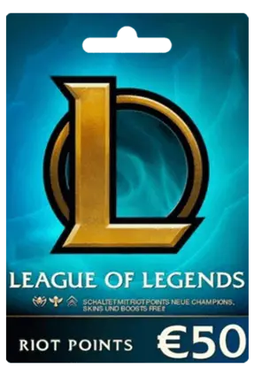 League of Legends (LoL) Gift Card - 50 EUR - Europe