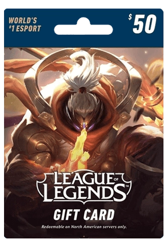 League of Legends Gift Card Riot 50 USD Key NORTH AMERICA  for sale in Emirates from Games2all