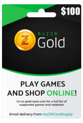 Razer Gold 100$ Global Gift Card