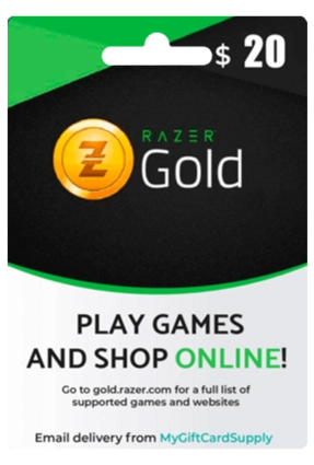 Razer Gold 20$ USA Gift Card