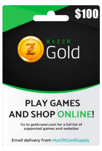 razer gold gift card usd100