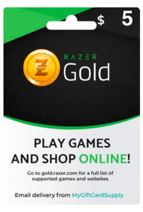 Razer Gold 5$ USA Gift Card