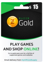 RAZER GOLD 15$ USA GIFT CARD -  for sale in Emirates from Games2all