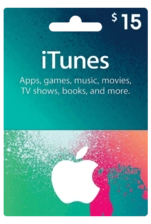 Apple iTunes Gift Card US 15$ -  for sale in Emirates from Games2all