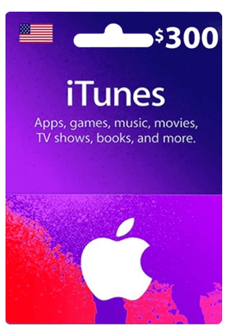 Apple iTunes Gift Card USA $300  for sale in Emirates from Games2all