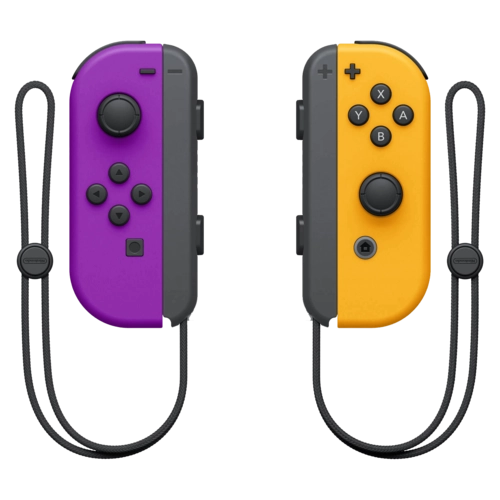 Nintendo Switch  Joy-Con Neon Purple - Neon Orange 