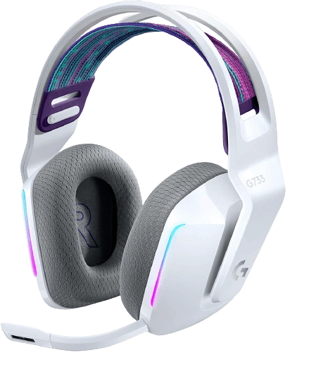 Logitech G733 LIGHTSPEED Wireless RGB Gaming Headset - White  for sale in Emirates from Games2all