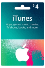 Apple iTunes Card 4$ USA -  for sale in Emirates from Games2all