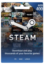 Steam Wallet Gift Card UAE 400 AED -  for sale in Emirates from Games2all