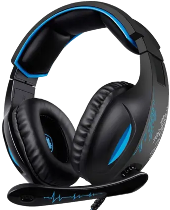 SADES SA816 Wired Gaming Headphone - Metallic Black	