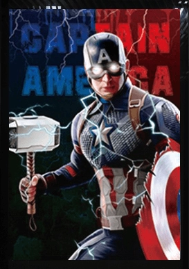 Captain America - 3D Movies Poster   for sale in Emirates from Games2all