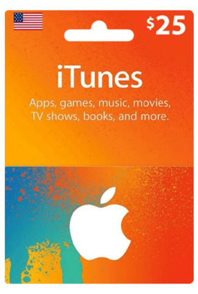 Apple iTunes Gift Card US 25$