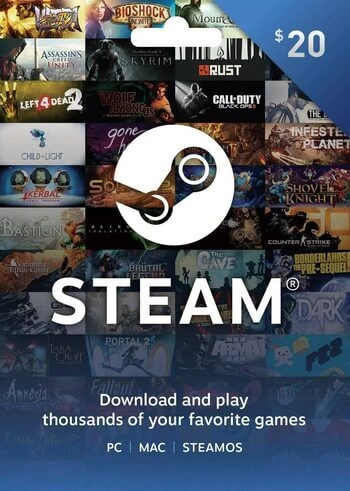 Steam gift card 20$ global Except ( USA - Turkey )  for sale in Emirates from Games2all