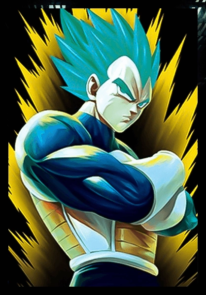 Dragon Ball Super Saiyan 3D Anime Poster   for sale in Emirates from Games2all